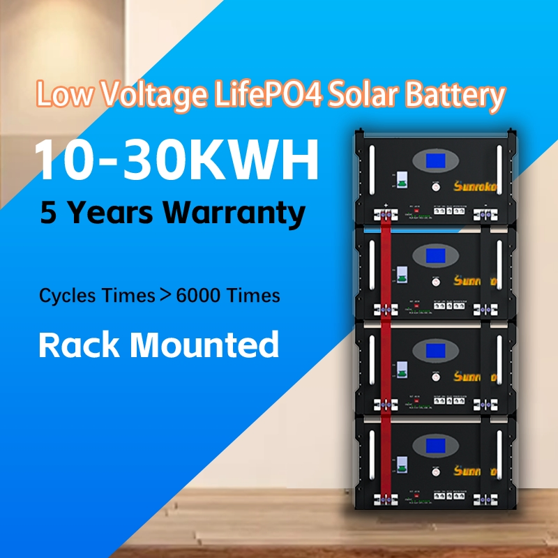Portable Solar Lithium Battery 5kwh 48V 100ah Home Energy Storage System with 6000 Cycles IP65 Waterproof Design