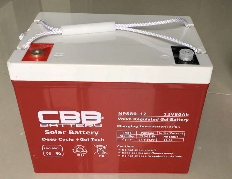 80ah 12V Home Application Solar Battery Deep Cycle and Gel Battery