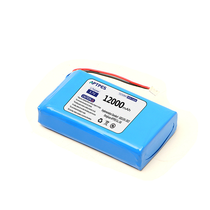 Rechargeable 3.7V 12000mAh Li Polymer Battery for Smart Home Backup Power