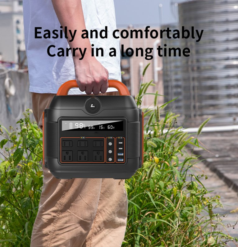 Hot-Sale Portable Power Station 600W 160000mAh/576wh Solar Power Supply Emergency Storage Battery Outdoor Home Generator