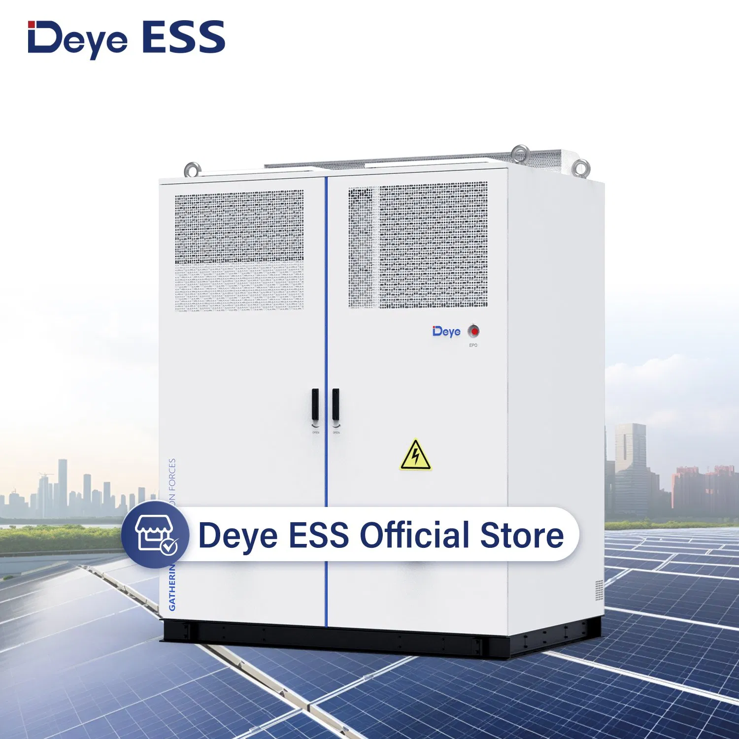 Deye Ess Ms-LC430-2h2 Manufacturer Commercial Solar Energy LiFePO4 Lithium Battery Storage Cabinet