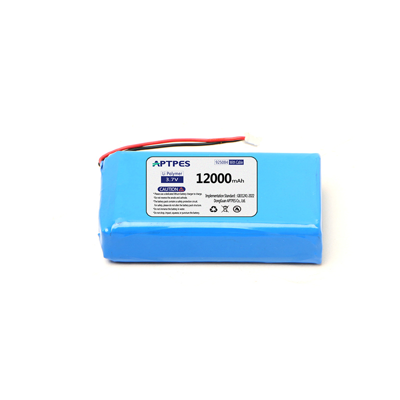 Rechargeable 3.7V 12000mAh Li Polymer Battery for Smart Home Backup Power
