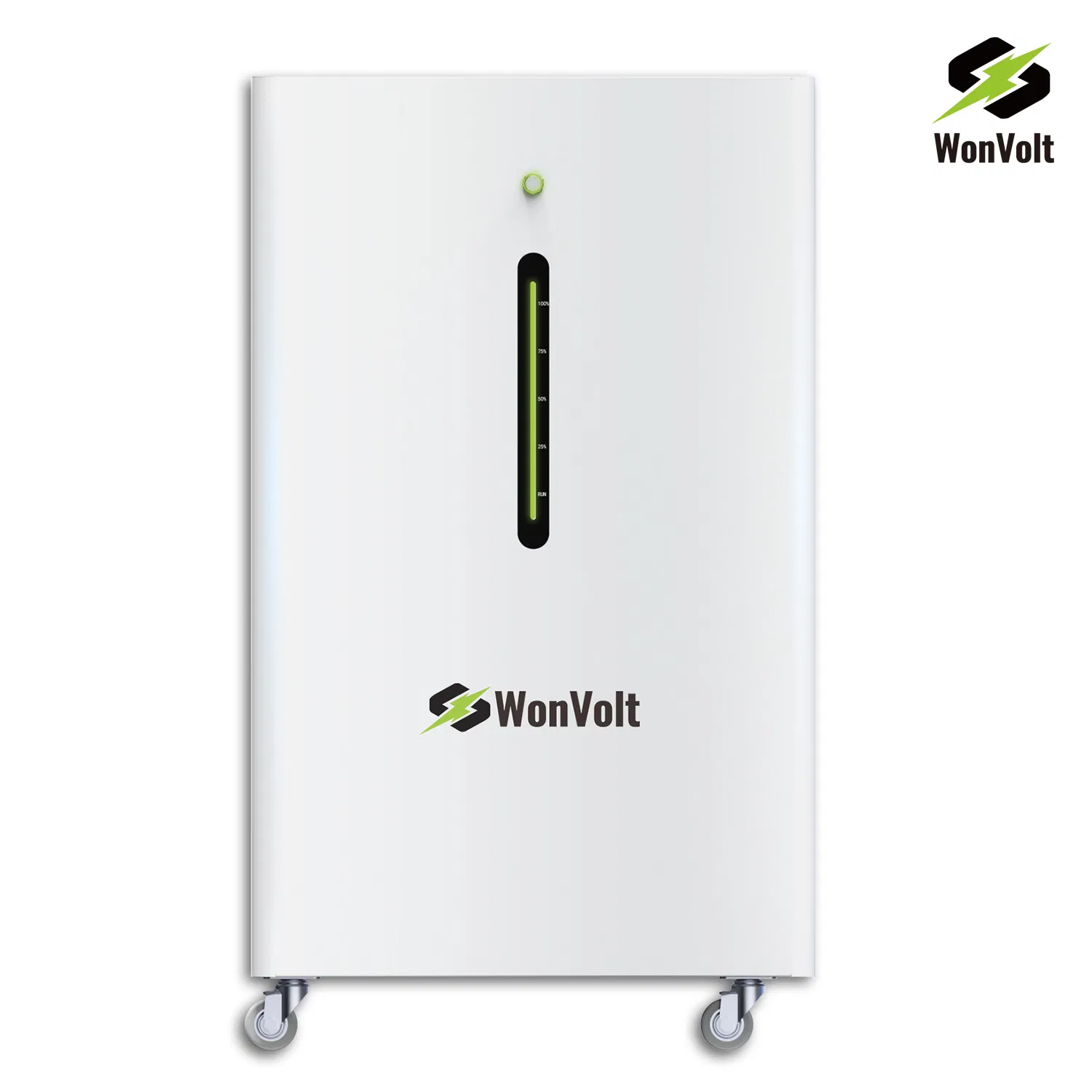 Wonvolt 51.2V 300ah 200ah Portable Power Bank 15kwh Solar Battery for Home Use