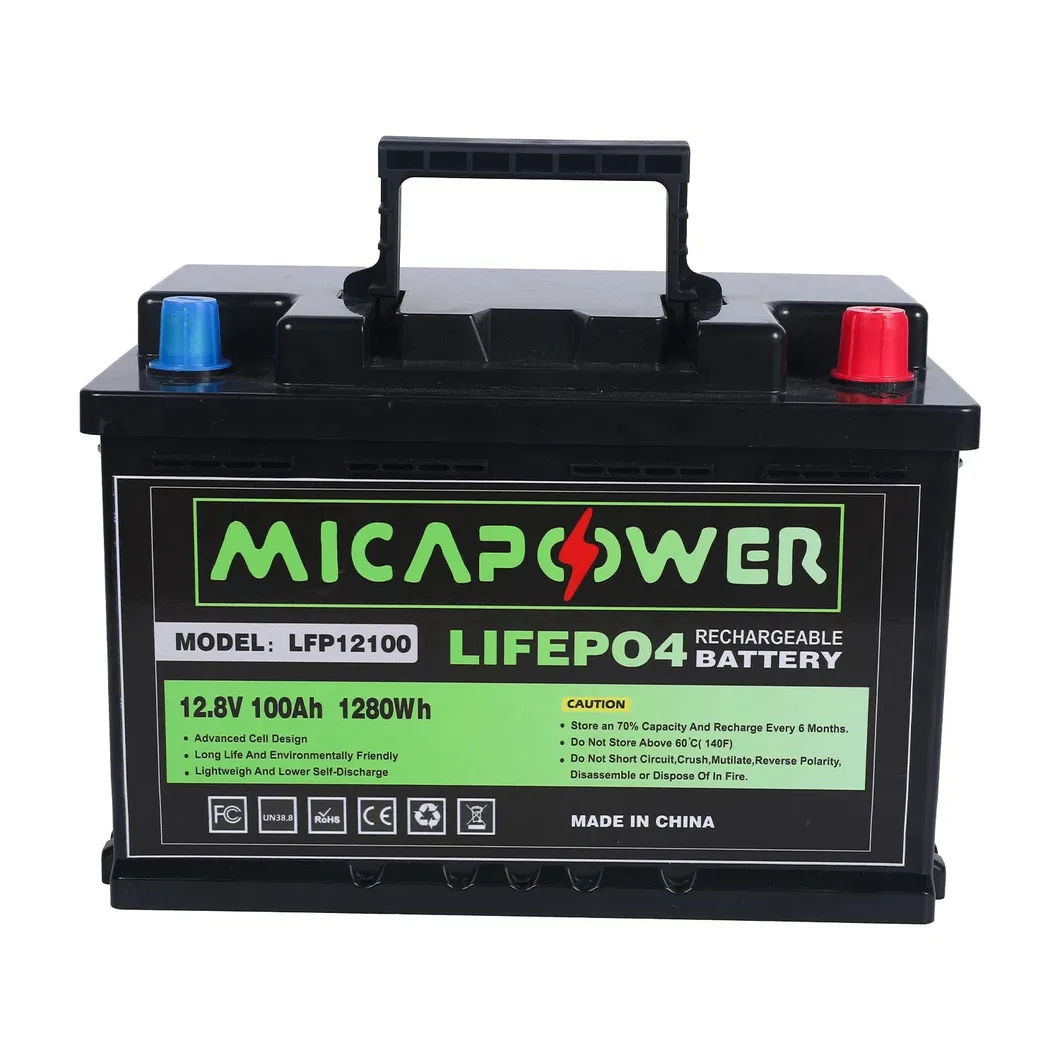 LiFePO4 Battery Front View