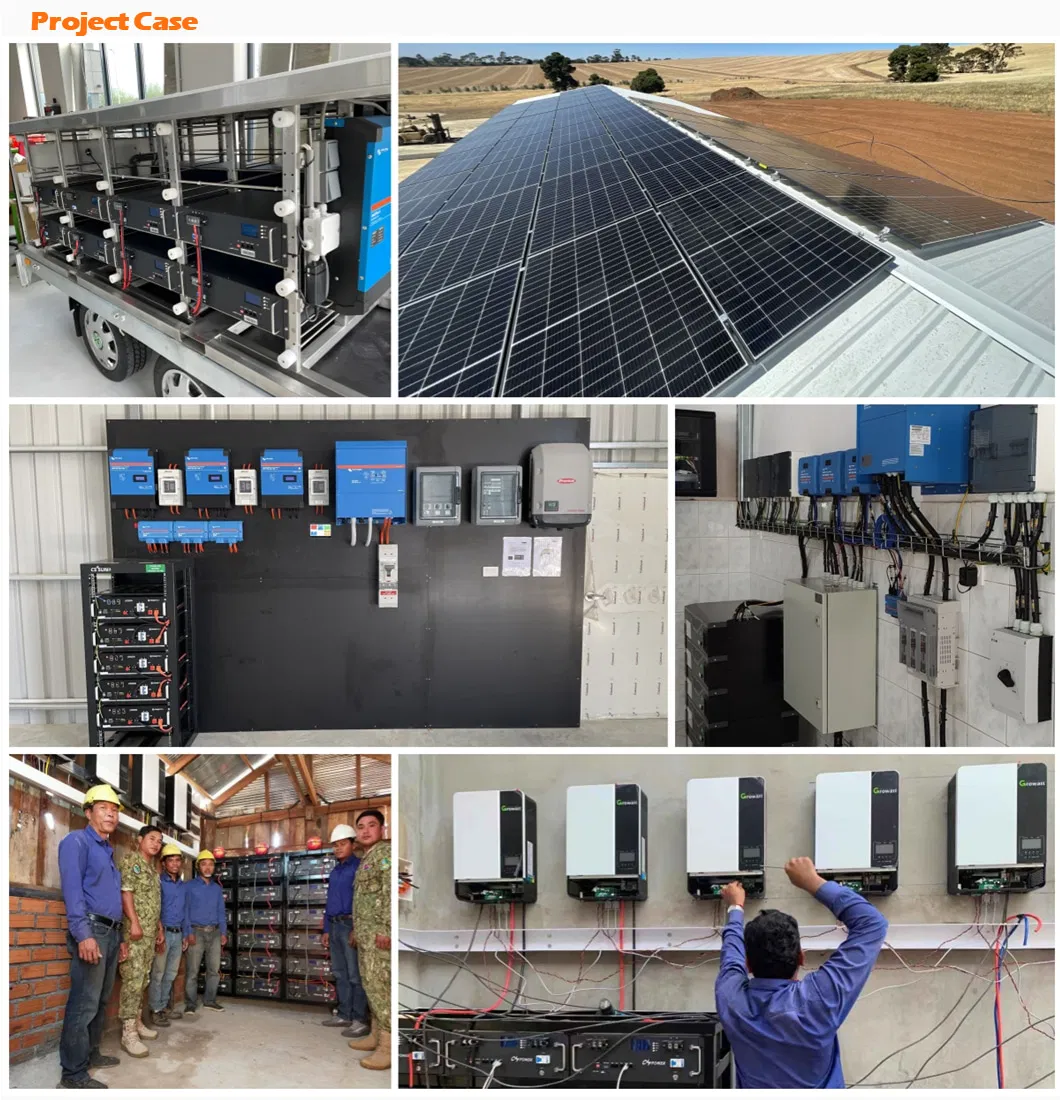 Solar Panel Inverter Storage System Home Use Cspower 5years Warranty 6000 Cycle 48V 51.2V LiFePO4 Lithium Ion Battery
