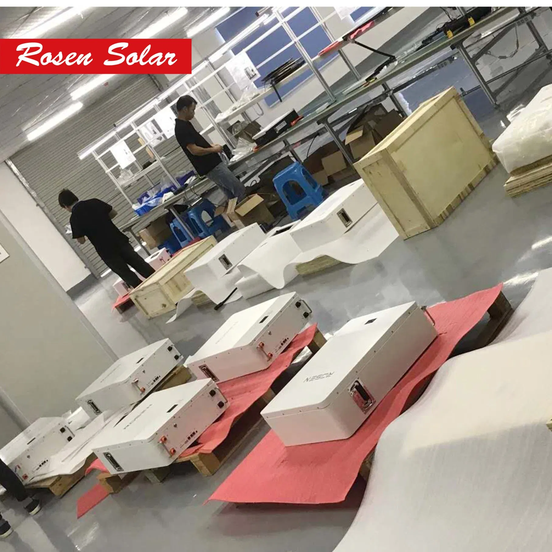 Rosen Power Wall LiFePO4 Batteries 10 Kwh 48V 200ah Lithium Ion Battery Hybrid Grid Home Solar Storage Battery