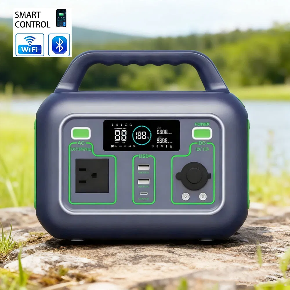 300W 220V Pure Sine Wave LiFePO4 Lithium, Outdoor Camping Car Home Backup Residential Use, UK Compatible Type-C AC/DC Energy Storage Battery