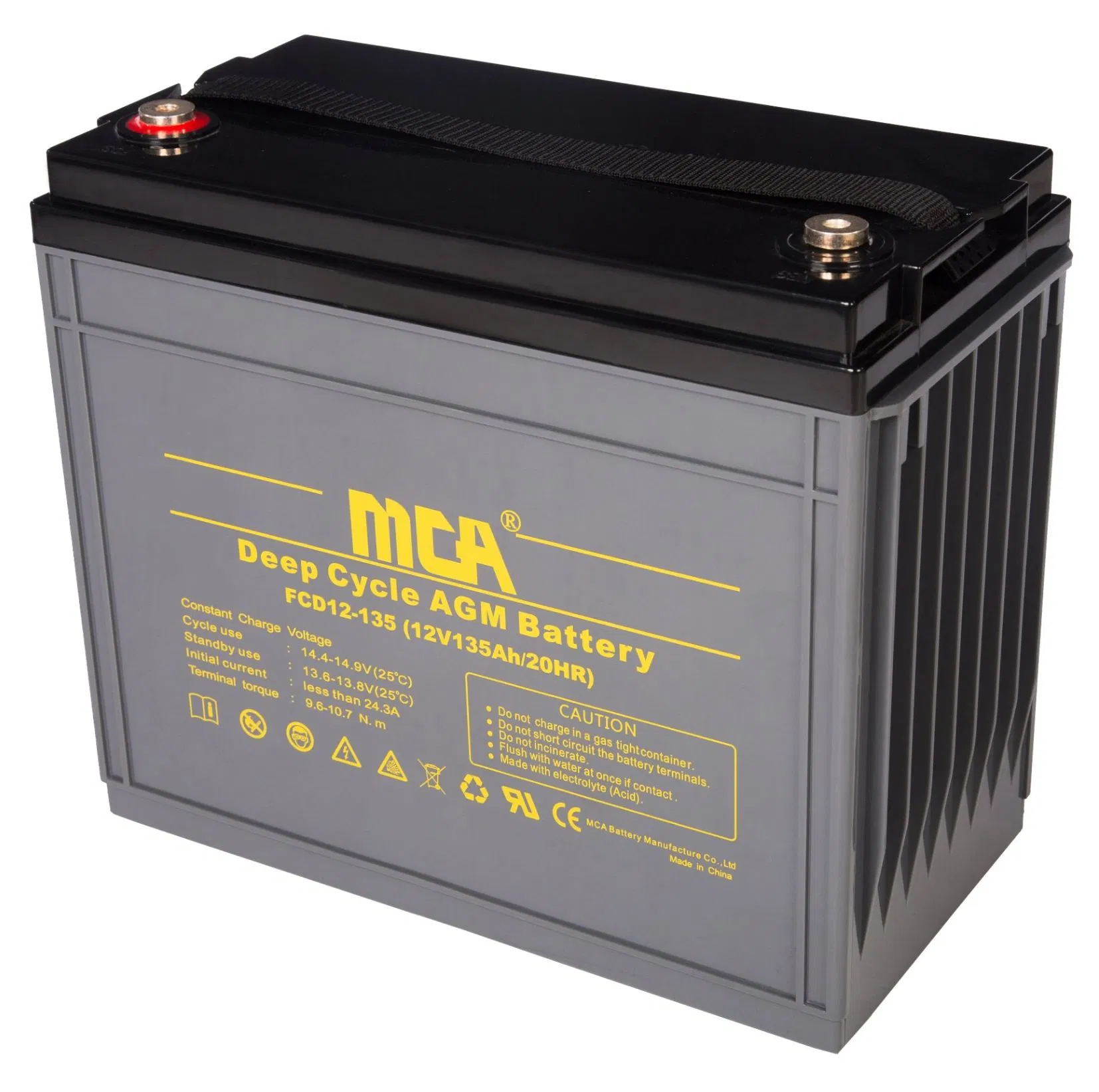 VRLA Deep Cycle Solar Storage Battery 12V 100ah