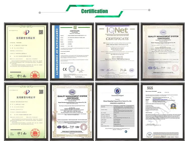 Certificates