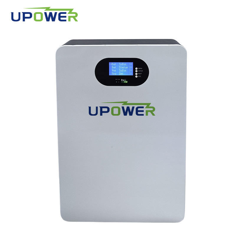 Uli 16s1p 48V 51.2V 100ah 200ah LiFePO4 Battery Pack for Home Solar Storage System with Smart BMS Bluetooth RS485 Can Display