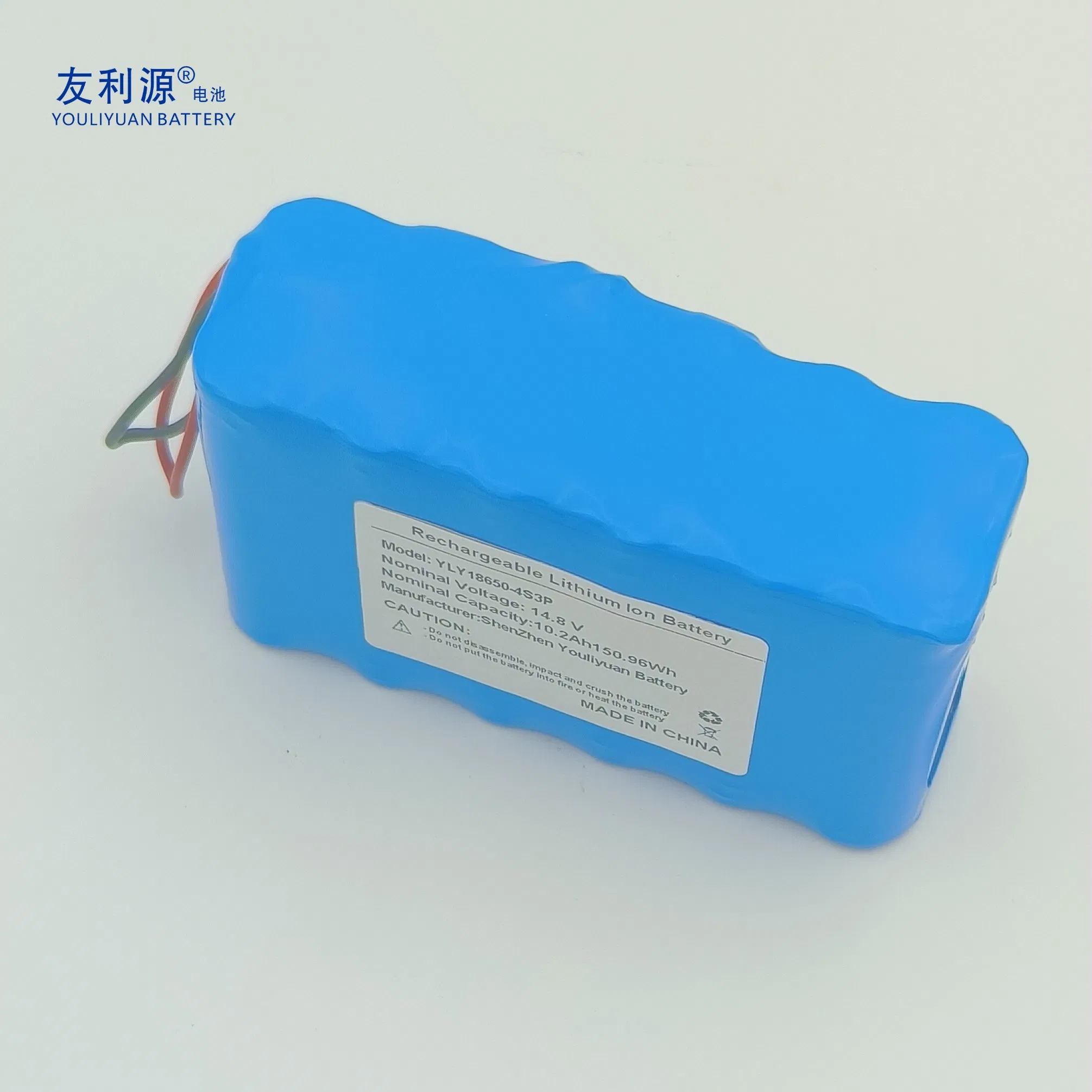 Real Capacity 18650 Cell 4s3p 14.8V 10.2ah Rechargeable Li-ion Electric Vehicle Home Emergency Backup Power Battery