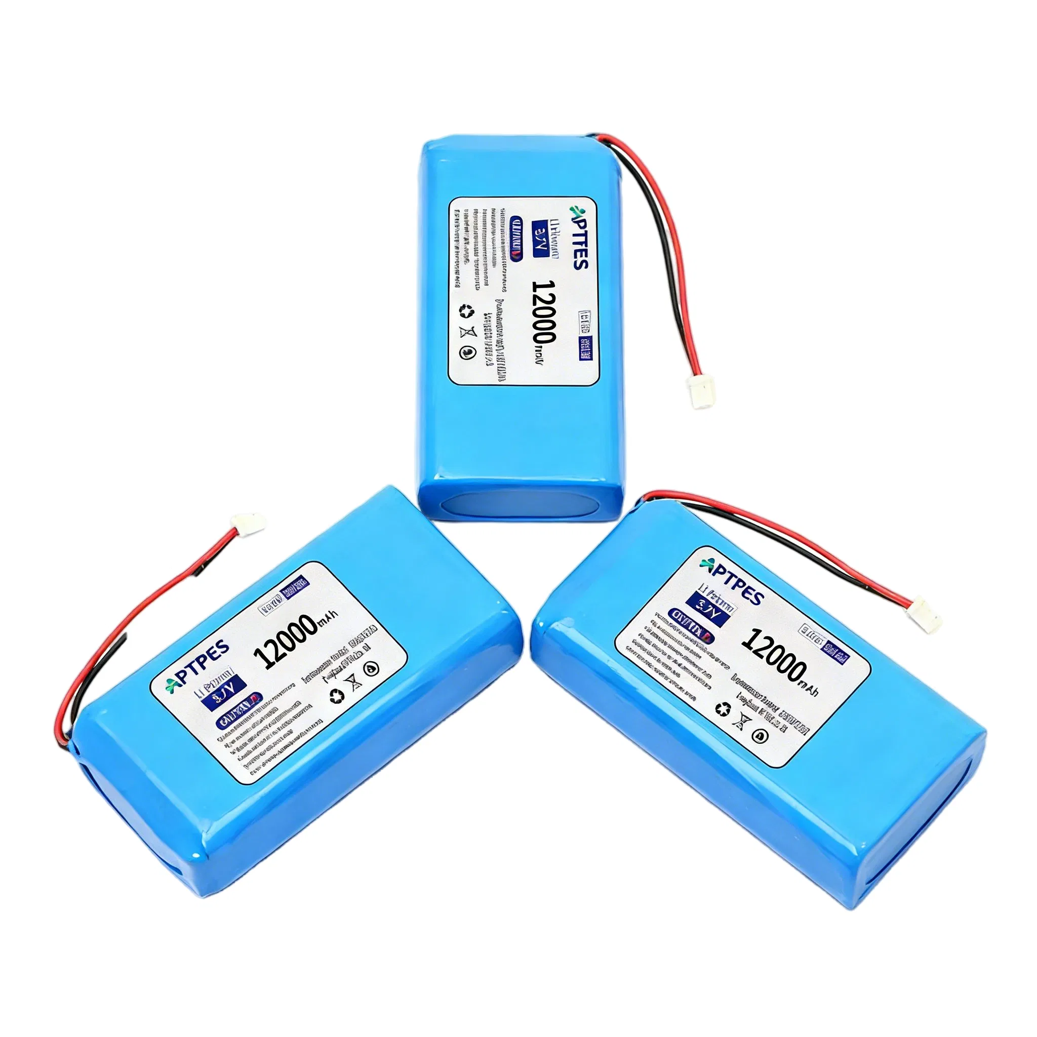 Rechargeable 3.7V 12000mAh Li Polymer Battery for Smart Home Backup Power