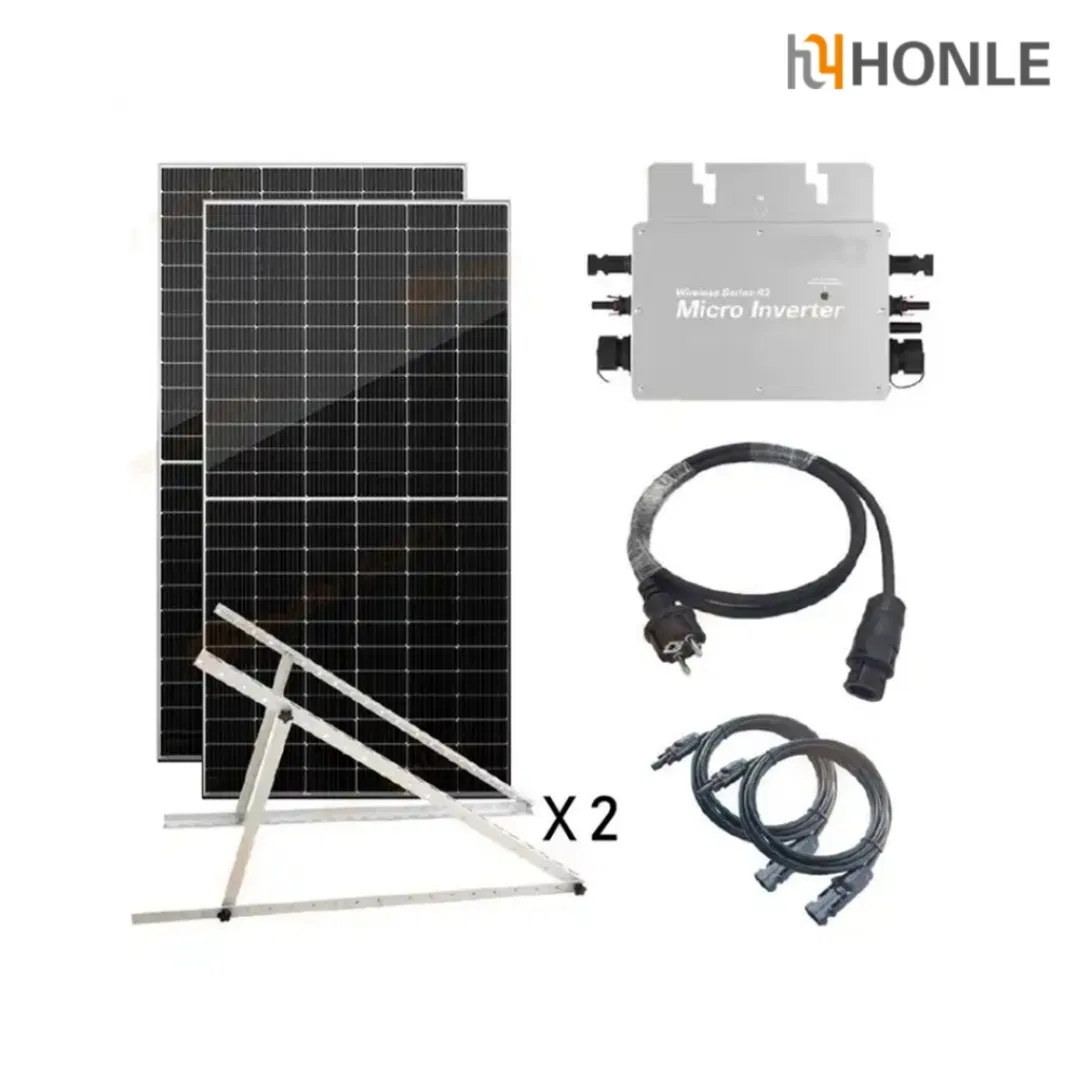 Residential Solar Power Photovoltaic Panel Micro Inverter 600W Solar Home Power Roof Balcony Energy Storage