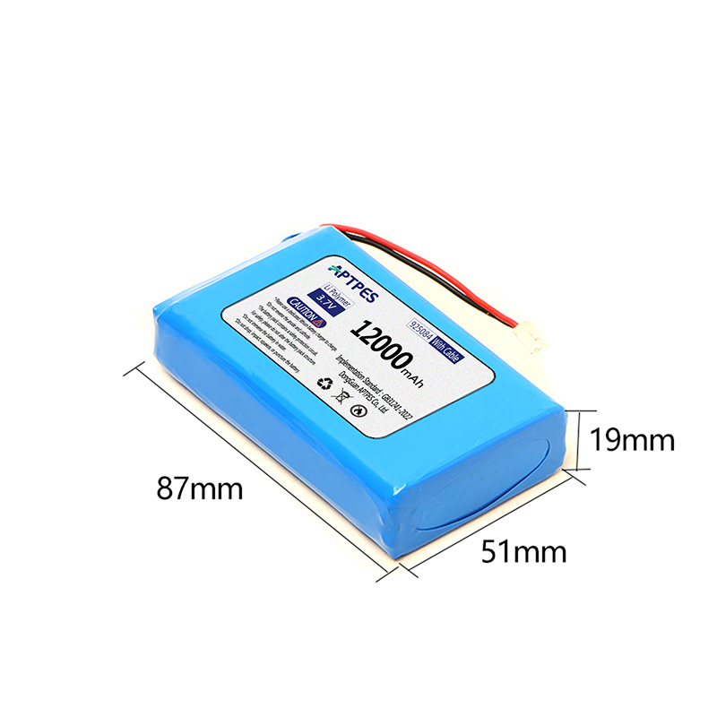 Rechargeable 3.7V 12000mAh Li Polymer Battery for Smart Home Backup Power