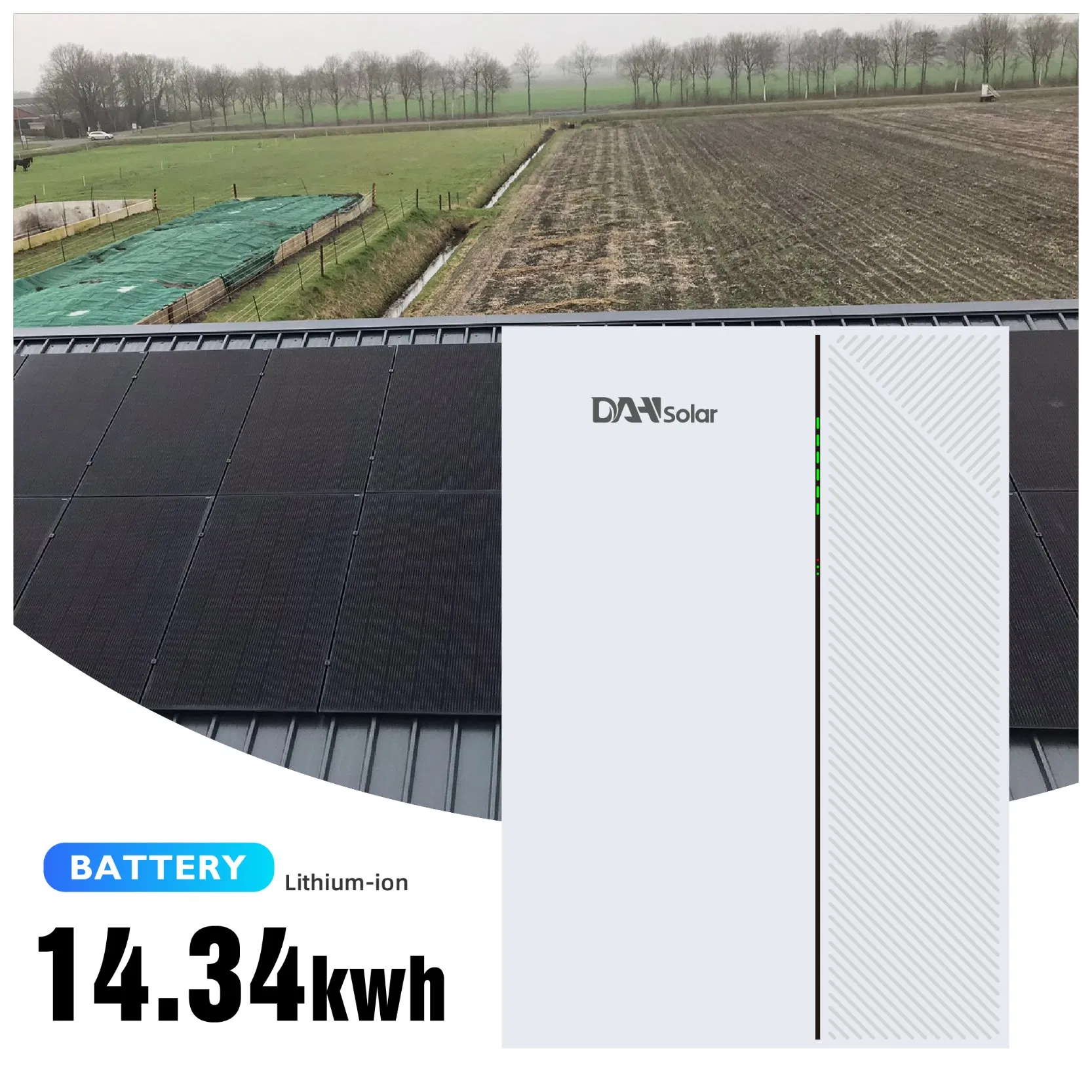 Dah Solar Deep Cycle Cell 51.2V 280ah Energy Storage 15kwh Lithium Battery