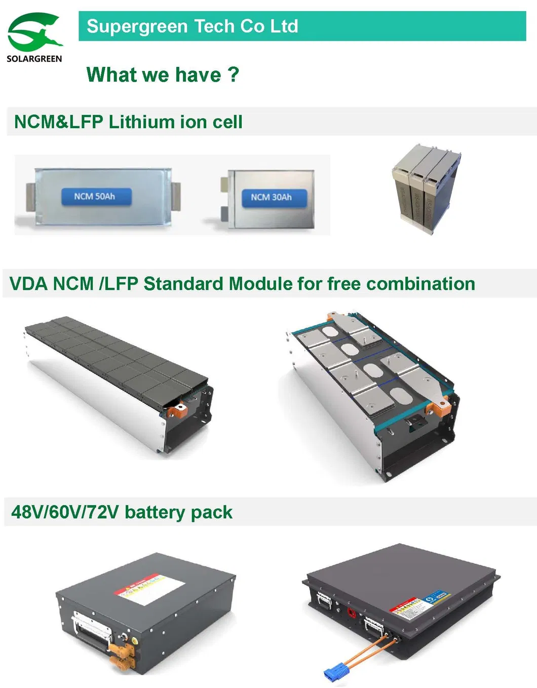 EV lithium battery family