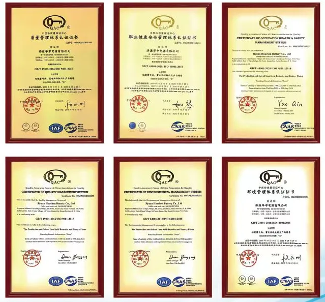 Quality Certificates