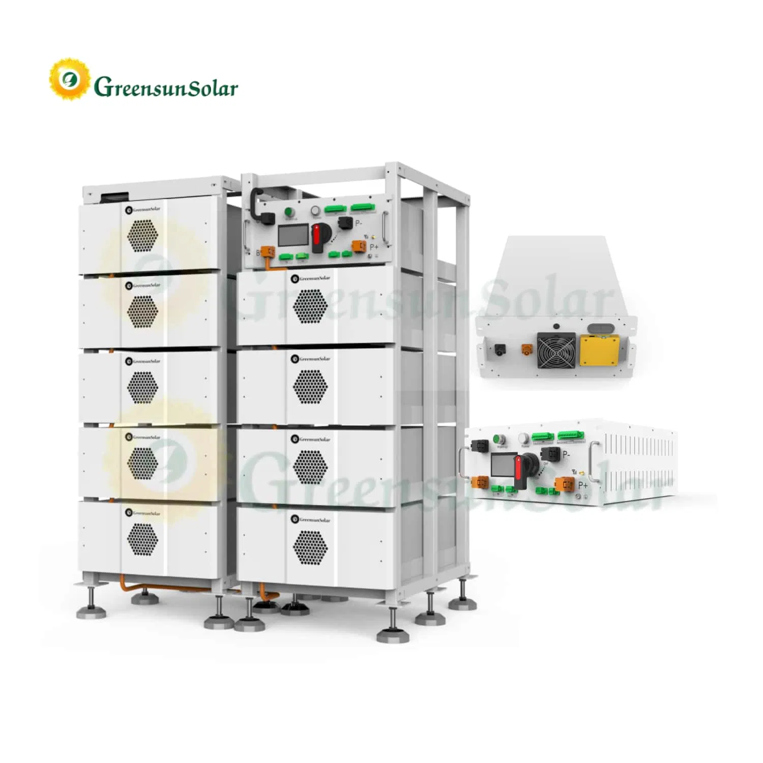 Greensun Factory 314ah 112kwh 100kwh 64~241kwh Hybrid Solar Lithium Enegy Storage Battery for Home Factory Solar Power System