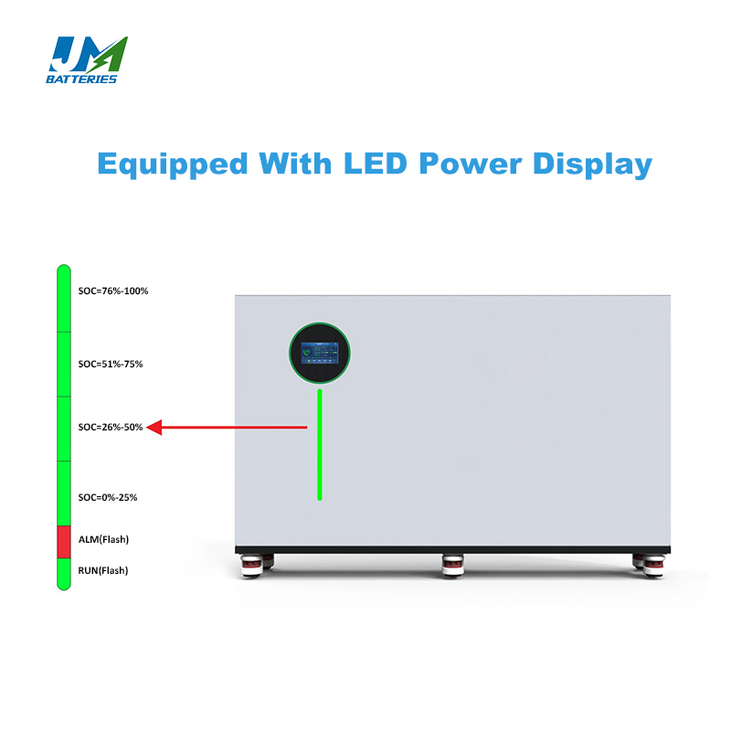 Jm New Style LED 48V 400ah Lithium Battery with Home Energy Storage 400ah Li-ion Battery