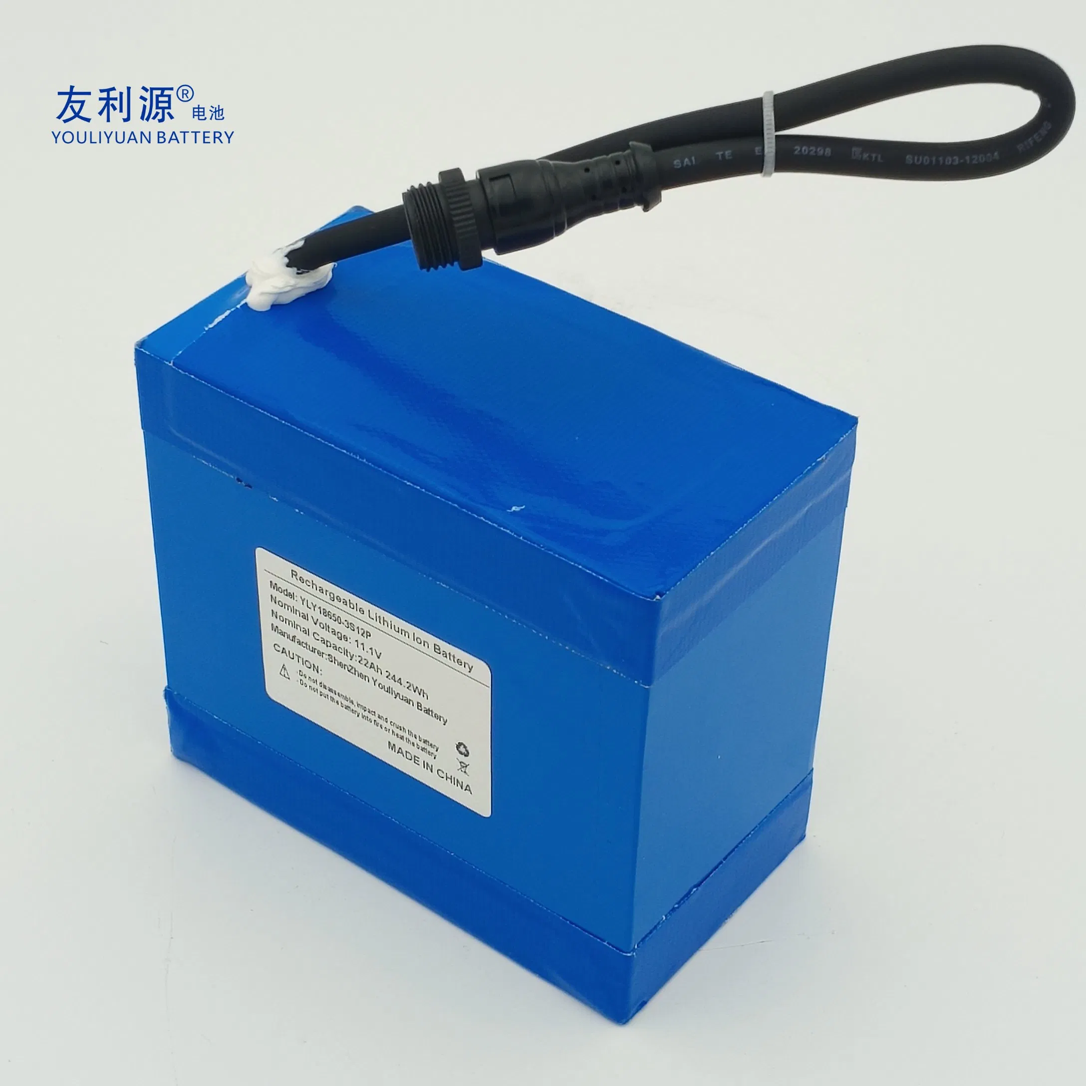 OEM ODM Factory/Manufacturer Cylindrical 18650 12V Lithium Battery 22ah 3s12p Solar Battery for Smart Bench /Light