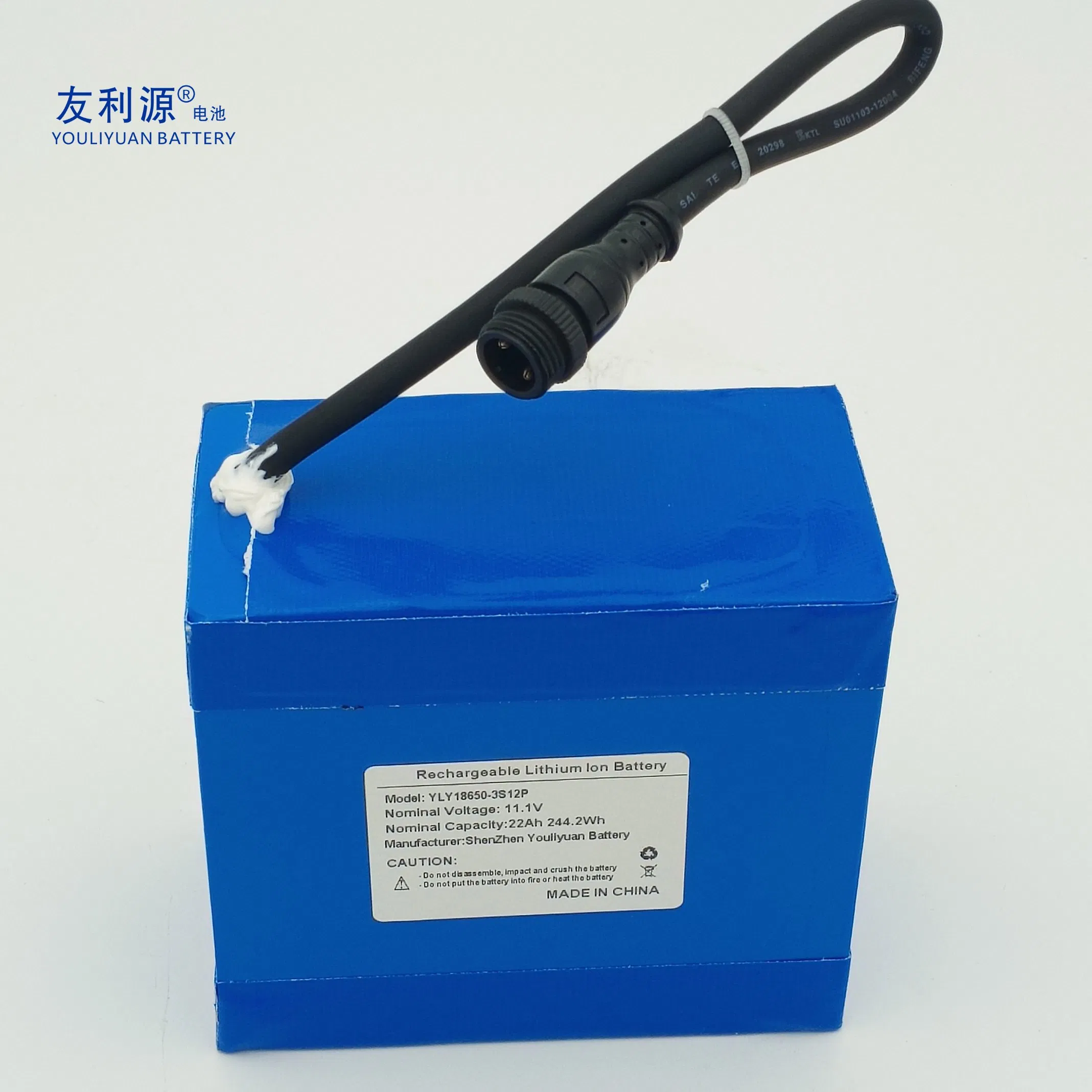 OEM ODM Factory/Manufacturer Cylindrical 18650 12V Lithium Battery 22ah 3s12p Solar Battery for Smart Bench /Light