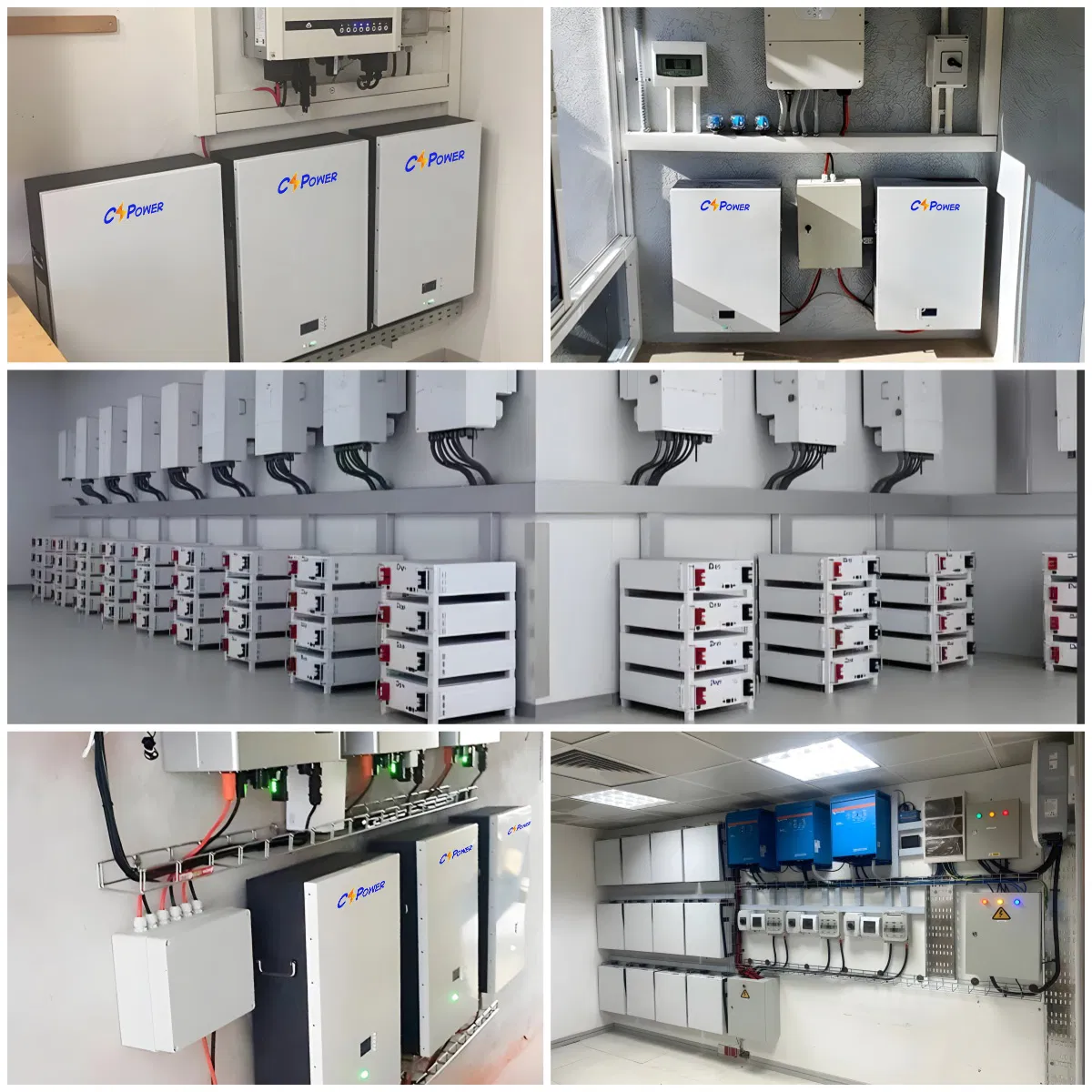 Solar Panel Inverter Storage System Home Use Cspower 5years Warranty 6000 Cycle 48V 51.2V LiFePO4 Lithium Ion Battery