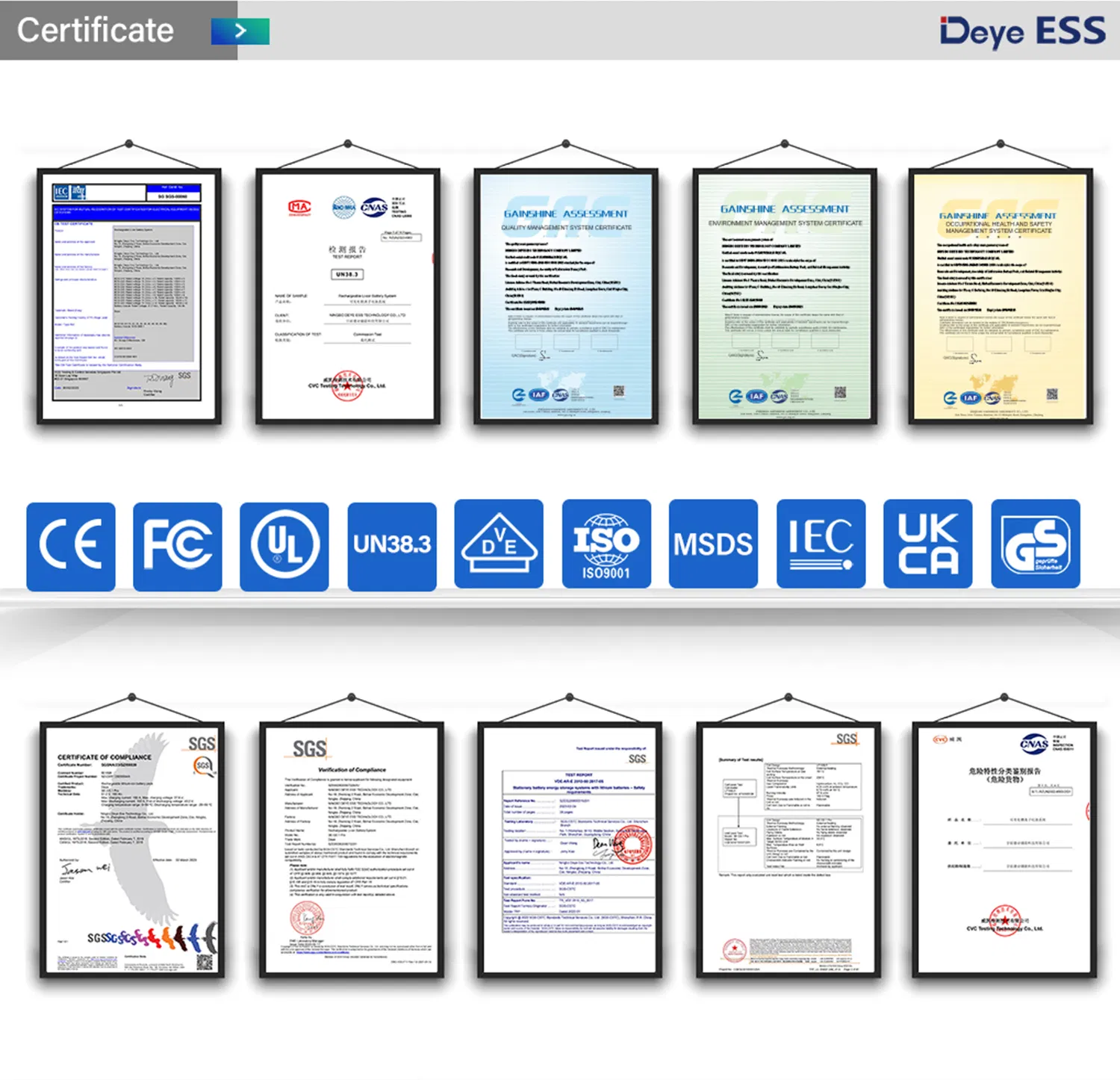 Product Certifications