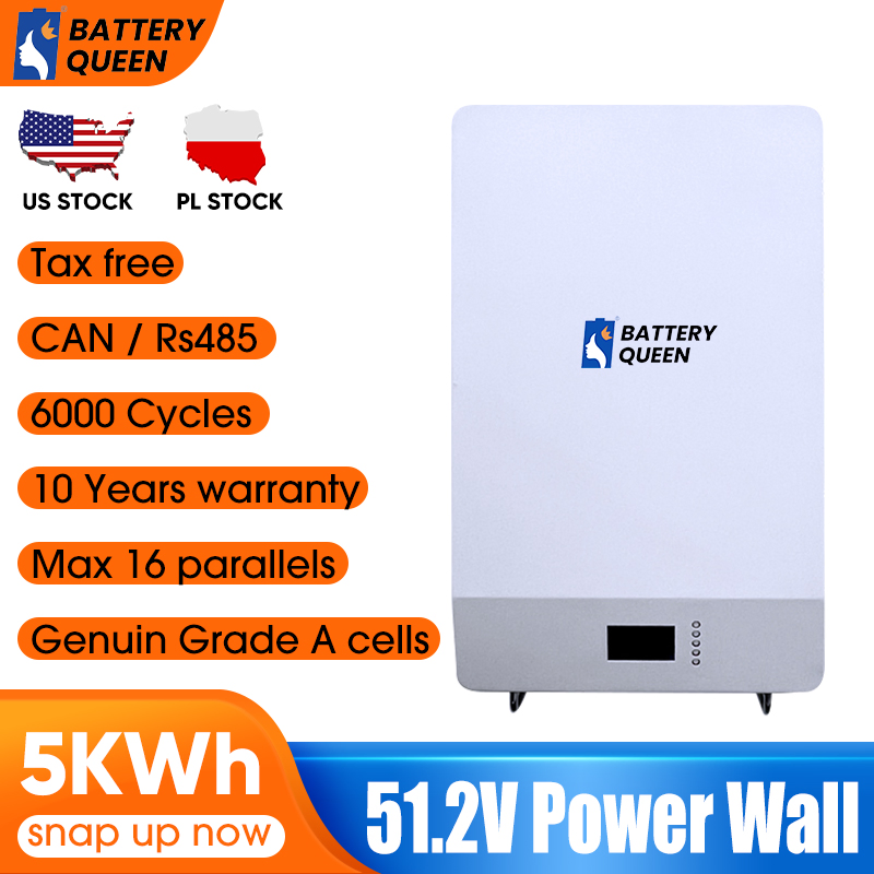 Popular Hot Sale Powerwall Mounted Lithium Battery 5.12kwh 10.24kwh 15kwh Home Energy Storage System for UPS Backup Power