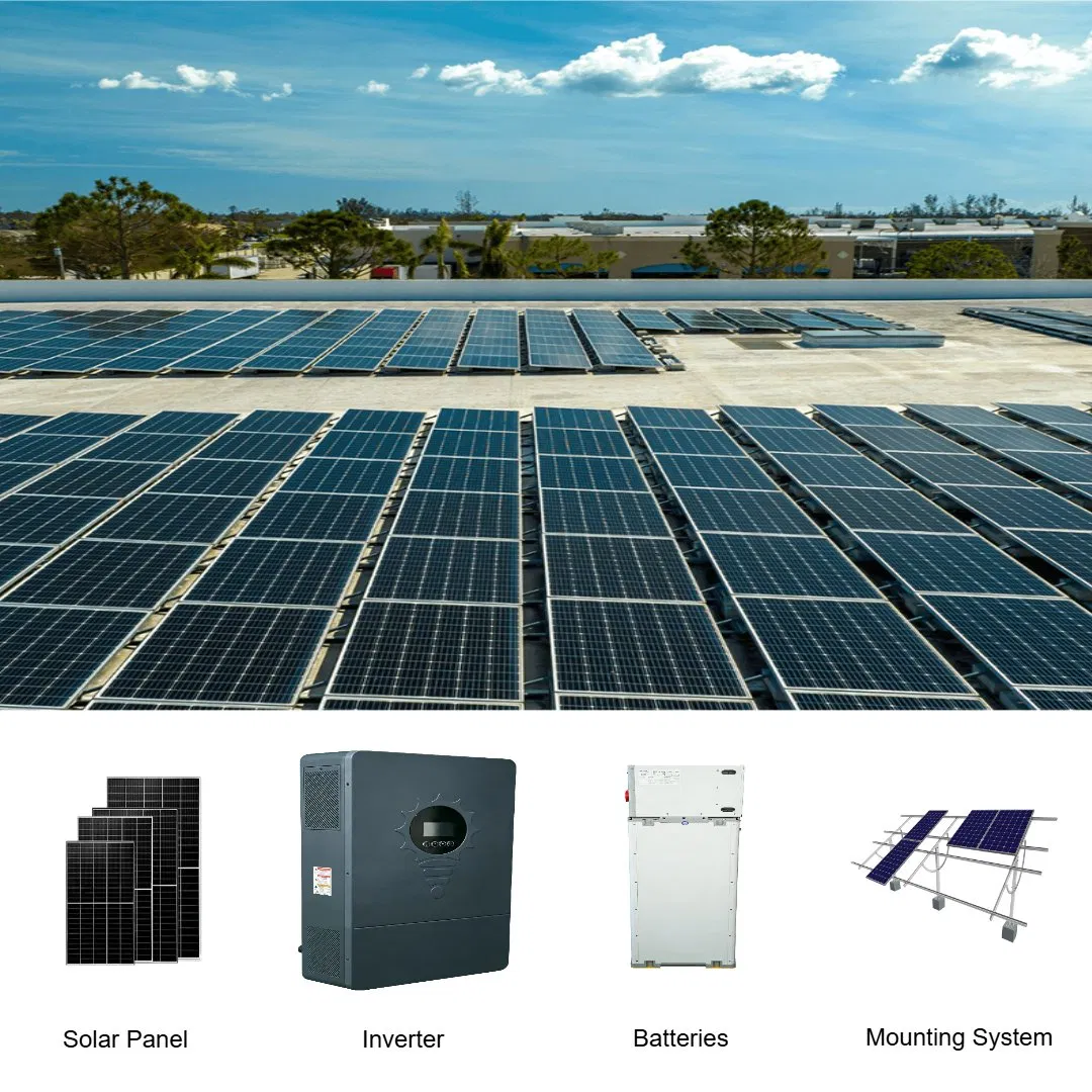 Solar Energy Storage 3kw-30kw Durable and High Safety Household Hybrid off-Grid Solar Energy System with Battery Inverter