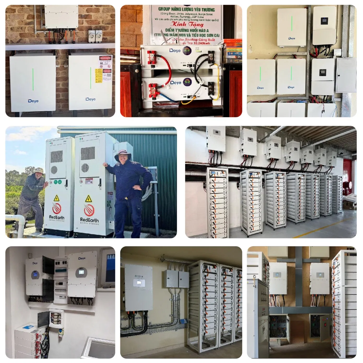 Deye Ess Se-F5 PRO 100ah Max 164kwh Best Home Lithium Energy Battery Storage Solutions