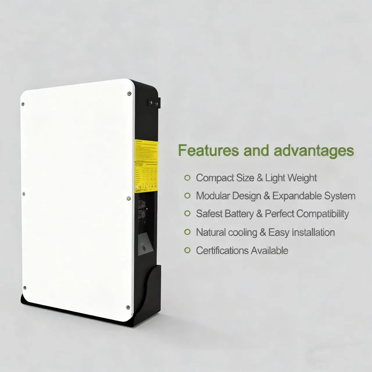 10kwh 20kwh Split IP65 Hybrid Grid Wall-Mounted 51.2V 200ah LiFePO4 Battery Home Energy Storage for Home Appliances Solar Battery