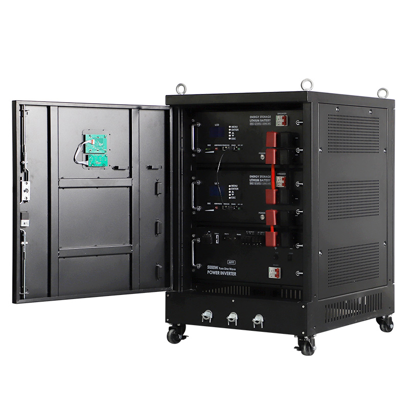 Rack Energy Storage Cabinet Backup LiFePO Lithium Battery for Home
