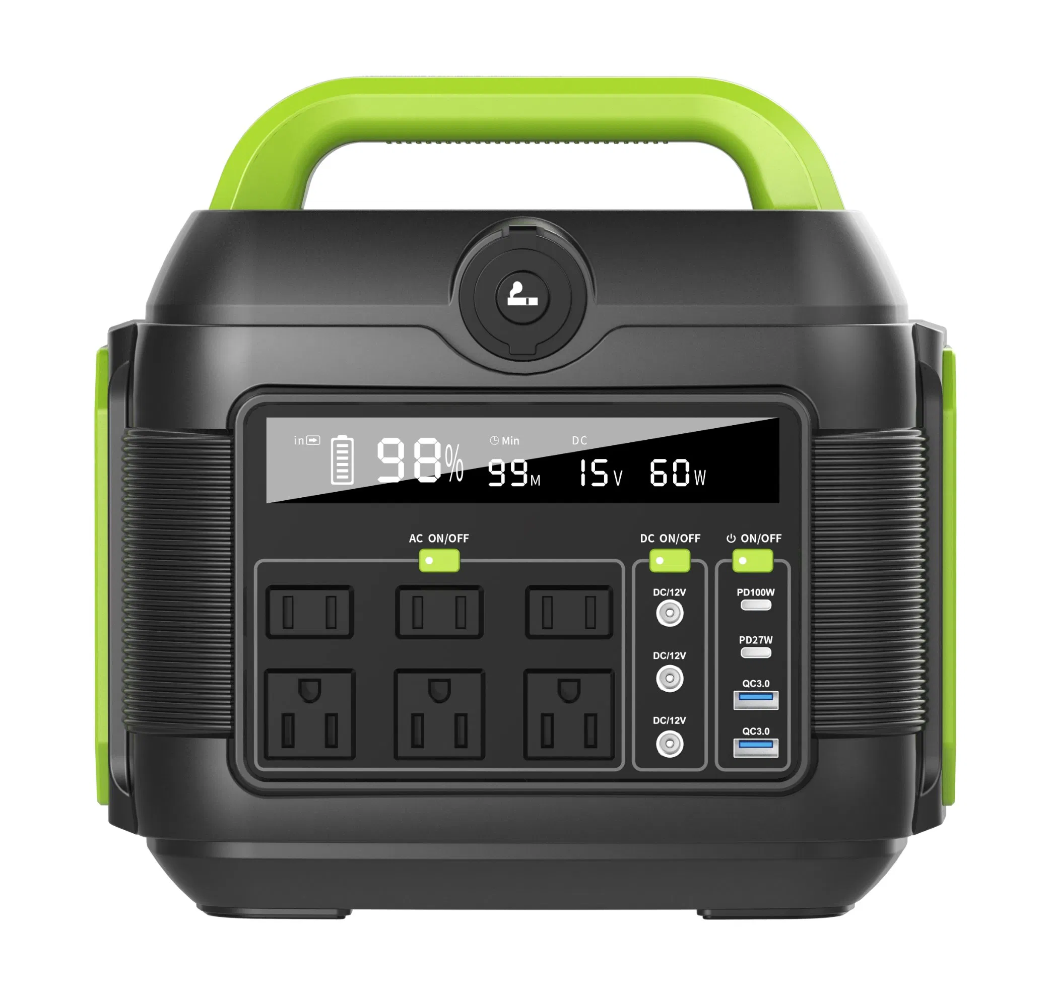 Hot-Sale Portable Power Station 600W 160000mAh/576wh Solar Power Supply Emergency Storage Battery Outdoor Home Generator