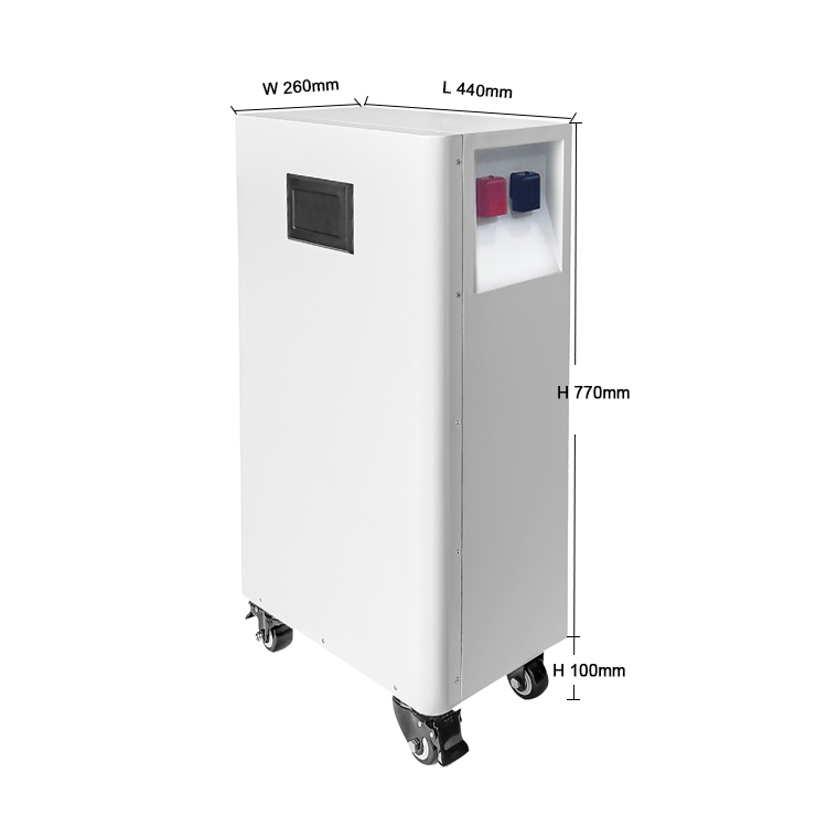 Intelligent 48V Household Battery Storage System with Real-Time Monitoring