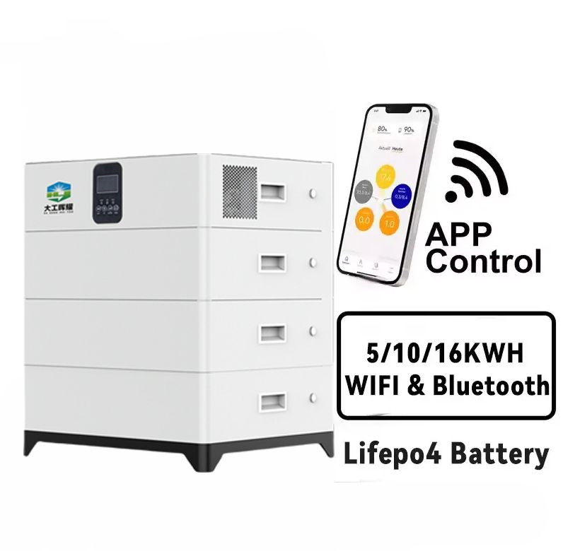 Solar Energy Household Lithium 100ah Solar Battery Lithium Ion Cell Battery Storage System Lithium