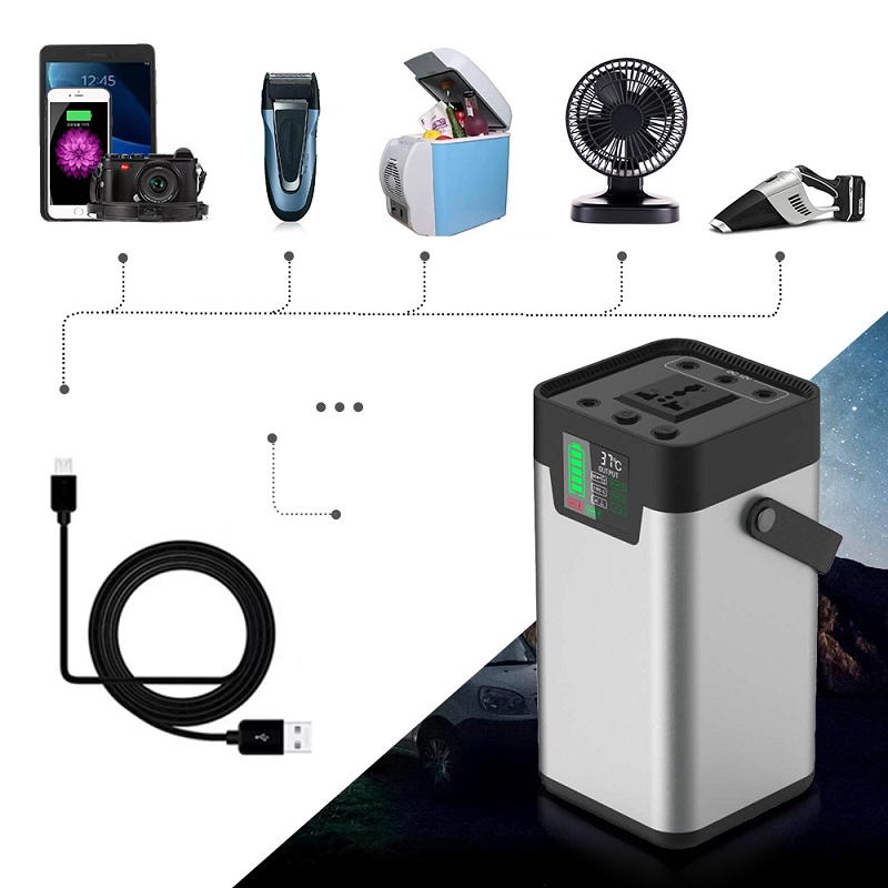 200wh Portable Power Storage Solar Battery Generator for CPAP Outdoor Trip Home Camping Emergency Backup Power