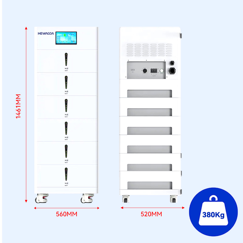 51.2V 600ah Stacked Lithium Battery 48V 800ah 5kw 30kw Solar Max Batteries LiFePO4 Smart String Energy Storage System Home AC
