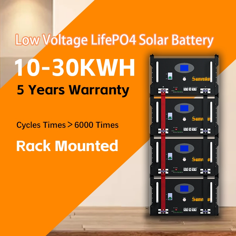 Expandable Home Energy Storage 5kwh 48V 100ah Lithium Solar Battery Backup with Smart BMS 6000+ Cycles