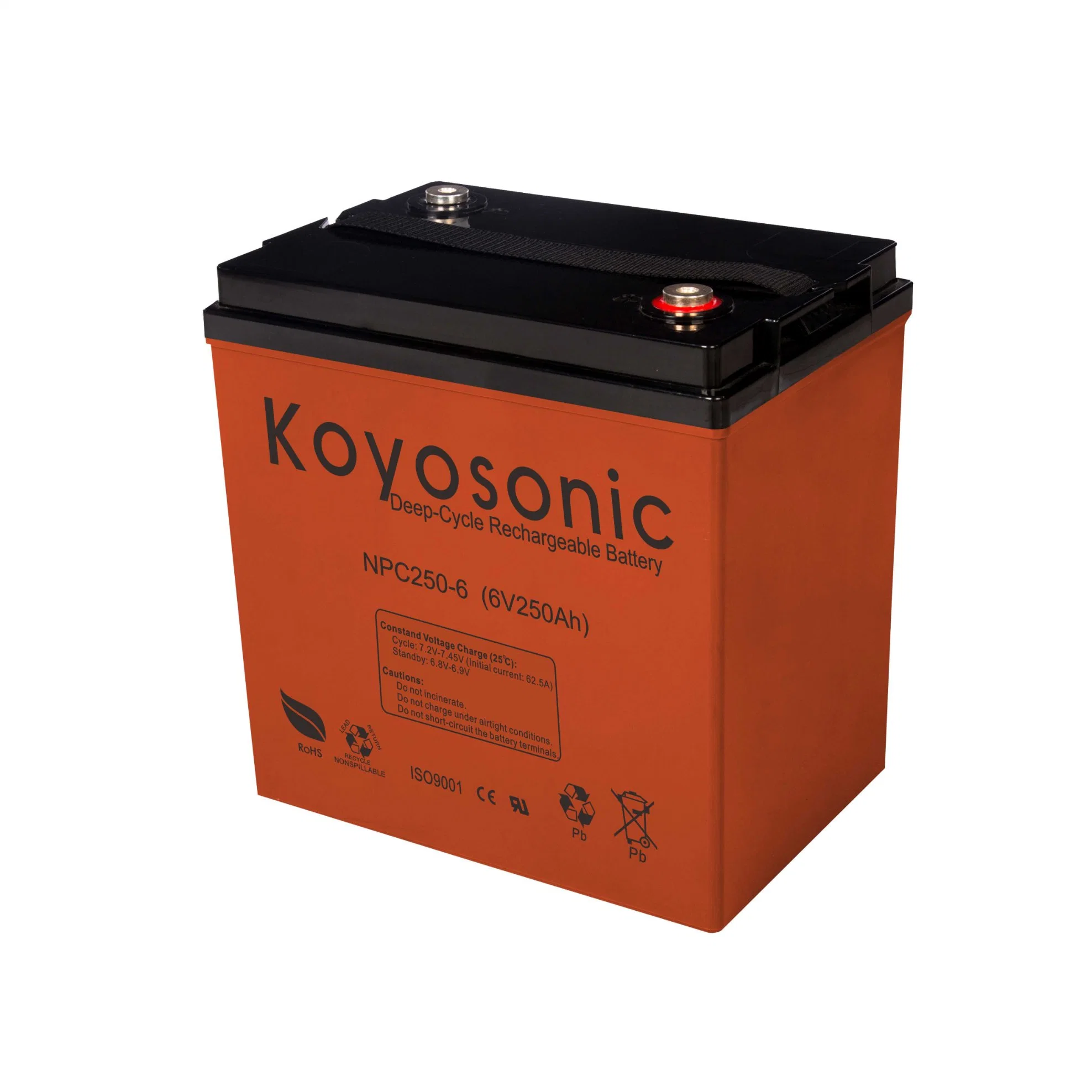 Deep Cycle Battery 6V Motive Power Battery 6V 250ah Solar Storage Battery System AGM 6V