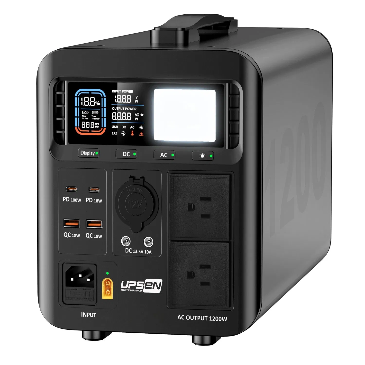 1200W Power Generator Energy Storage Battery System Solution for Household