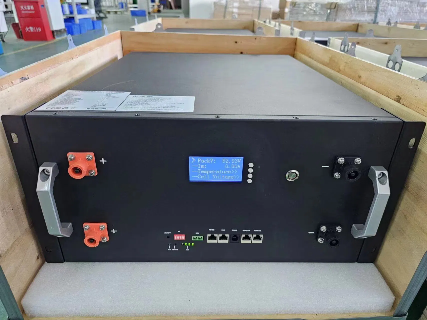 High-Capacity 10kwh 15kwh 30kwh LiFePO4 Lithium Solar Battery for Hybrid System