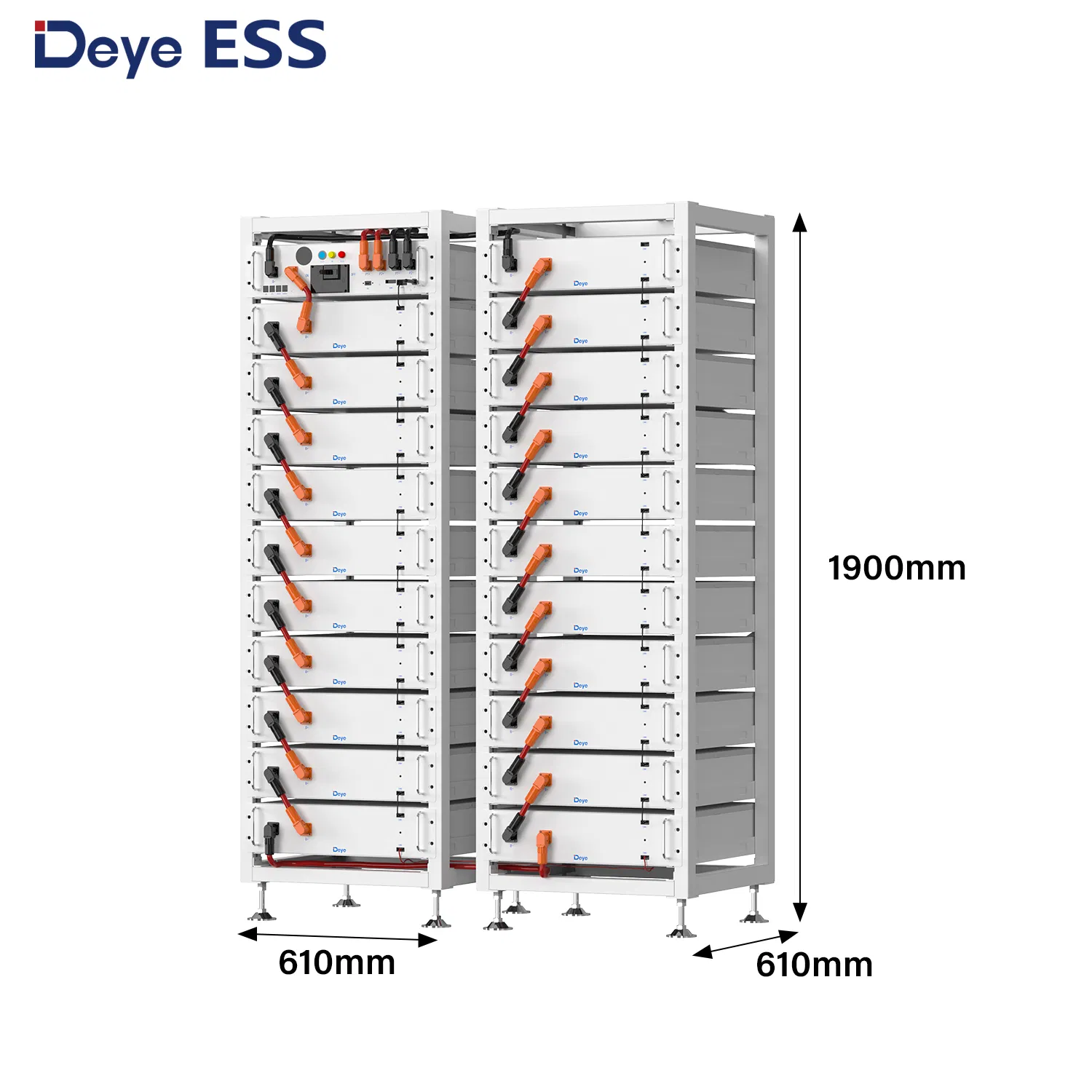 Deye Ess Bos-a 2025 New Style Best 200ah Lithium Ion LiFePO4 Solar Deep Cycle Battery Storage
