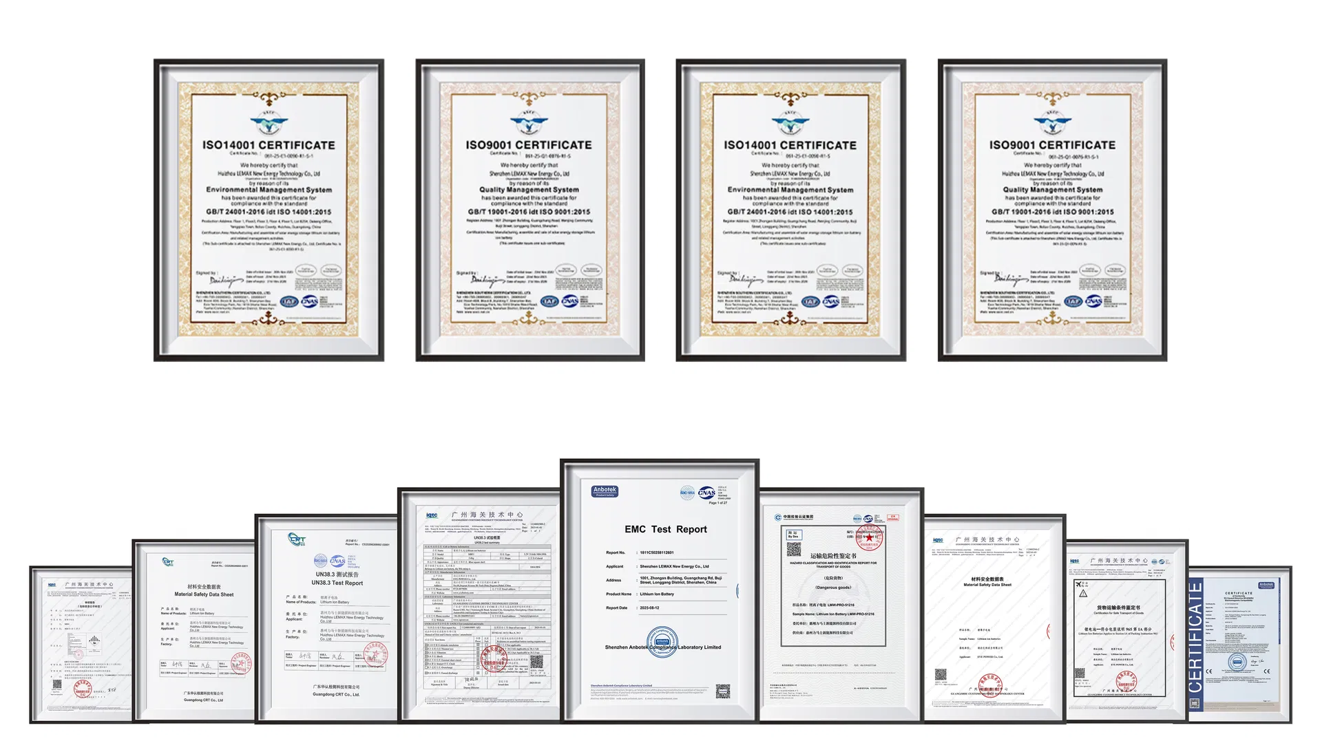 Product Certifications