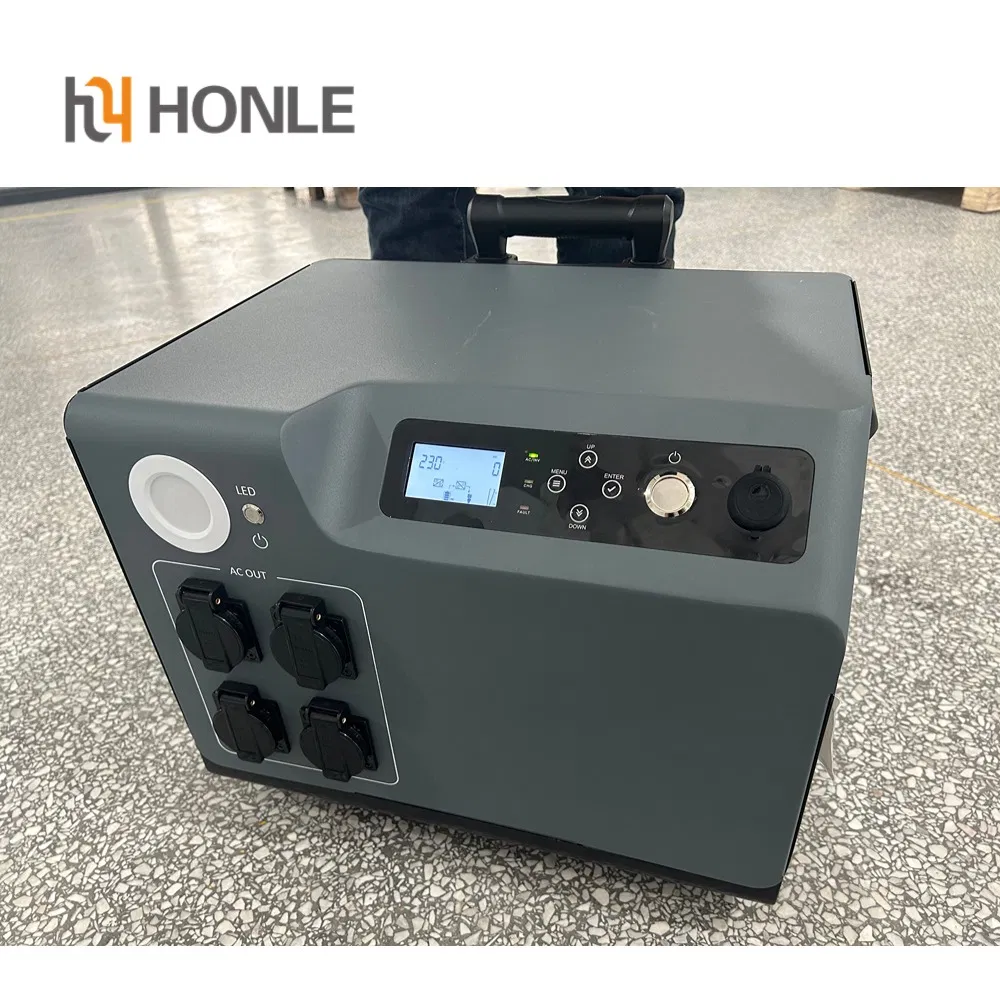 Honle Portable Solar Generator Power Station 3000W Solar Portable Generator for Home and Outdoor Use Solar Battery