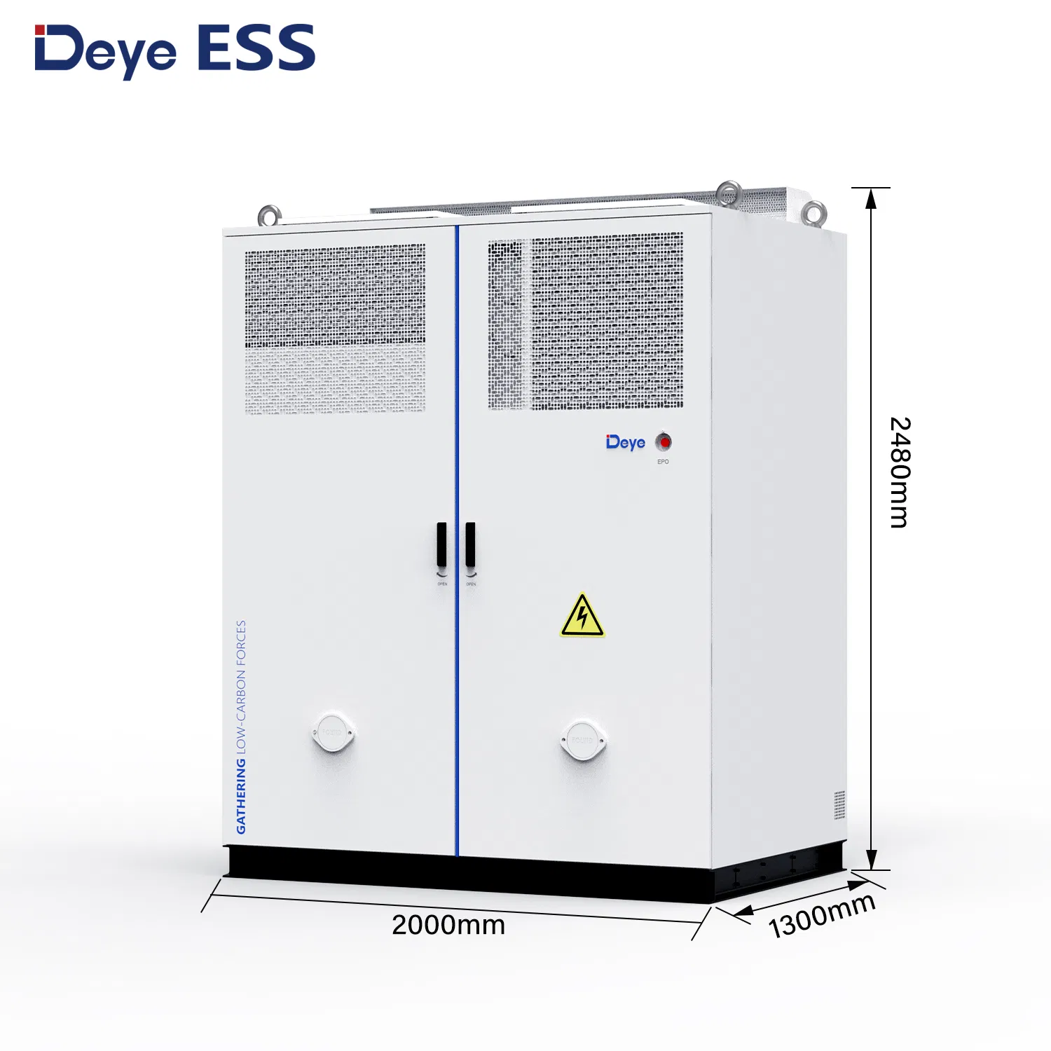 Deye Ess Ms-LC430-2h2 Manufacturer Commercial Solar Energy LiFePO4 Lithium Battery Storage Cabinet