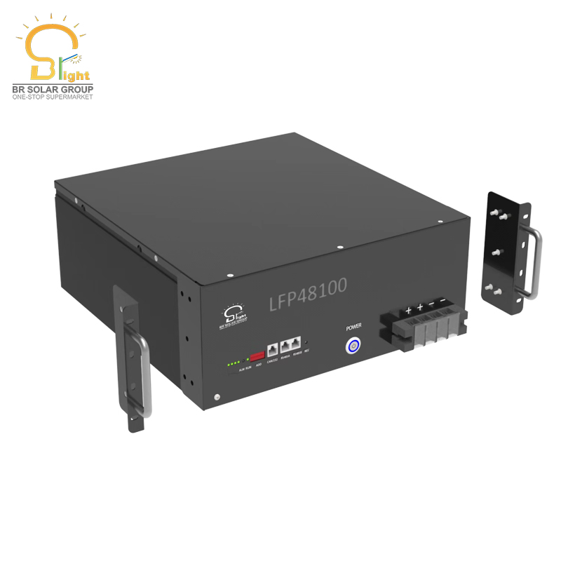 48V 200ah 9.6kwh Lithium Iron Battery LiFePO4 Battery with Smart BMS for Solar Energy System