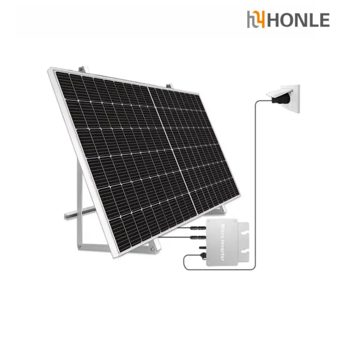 Residential Solar Power Photovoltaic Panel Micro Inverter 600W Solar Home Power Roof Balcony Energy Storage