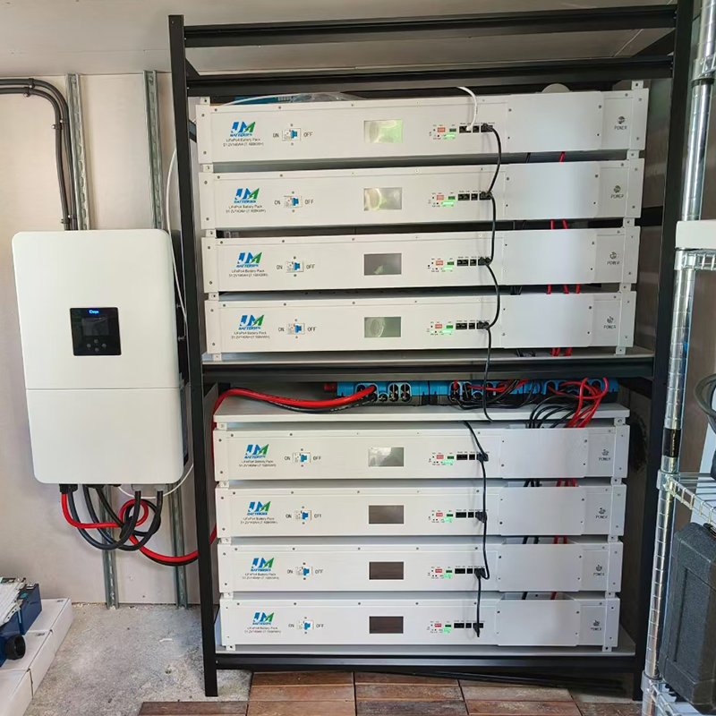 Jm Household 48V LiFePO4 Lithium Battery CE Un38.3 Compliant Energy Storage System Solar for Apartments