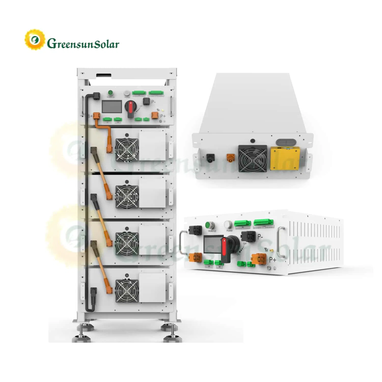 Greensun Factory 314ah 112kwh 100kwh 64~241kwh Hybrid Solar Lithium Enegy Storage Battery for Home Factory Solar Power System