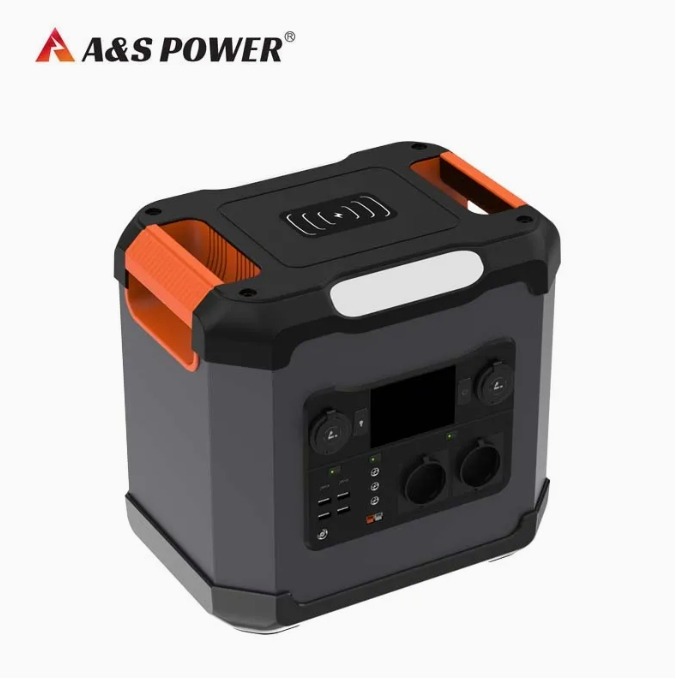 A&S 1500 Portable Power Station 1500W 220V/110V LiFePO4 Battery 60ah 22.2V Rechargeable Solar Generator for Home Backup &amp; Outdoor Use